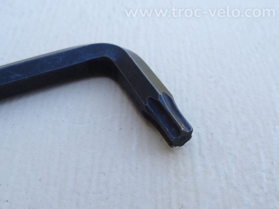 Outil clé longue coudée TORX T30 acier de qualité neuve - 8
