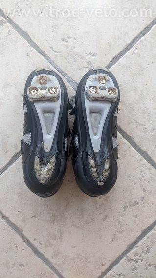 Chaussures vélo route Adidas noires – T 43 ⅓ – excellent état - 3