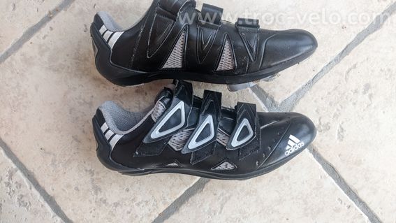 Chaussures vélo route Adidas noires – T 43 ⅓ – excellent état - 4