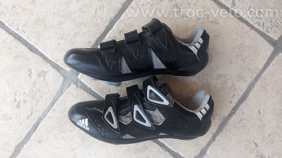 Chaussures vélo route Adidas noires – T 43 ⅓ – excellent état - 5