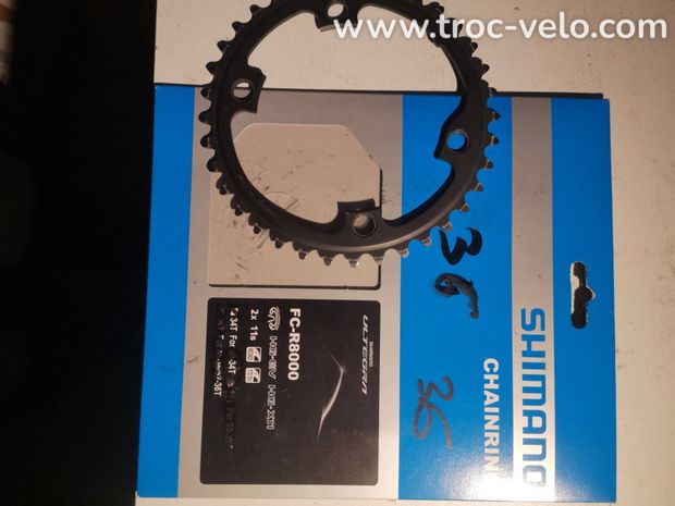 Plateaux Shimano Ultégra R8000 52,39,36 - 6