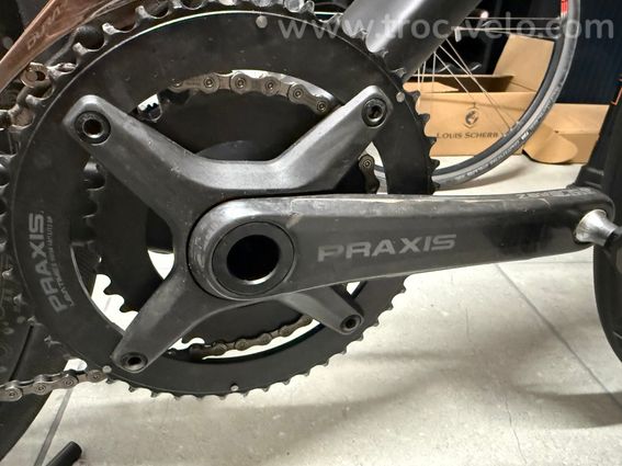 Pédalier Praxis zayante 50-34 carbone - 2