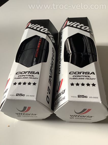 Paire pneus Vittoria corsa control G2.0 TLR 25’’ - 4