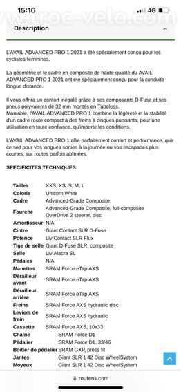 LIV Avail Advanced Pro 1 2021 - 2