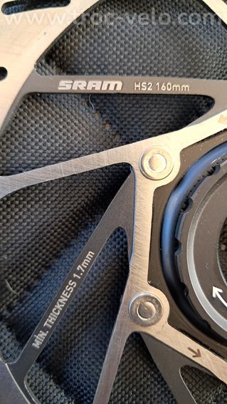 Disque SRAM centerlock HS2 160 - 2