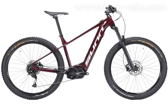 VTT électrique Sunn Flash S2 27.5" Rouge 500WH – Taille M – 2023