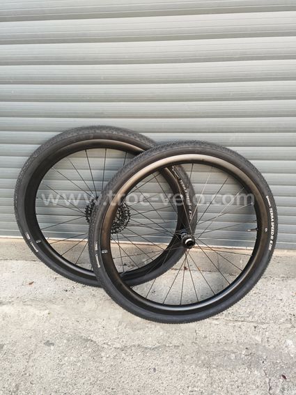 Paire de roues carbone vr 35 tubeless a disc compatible sram xdr