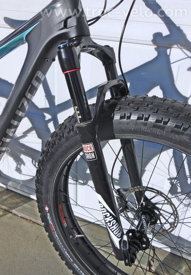 Specialized Fat Boy Expert Carbon + Rock Shox Bluto Gabel, HED Carbon Laufräder, SML - 4