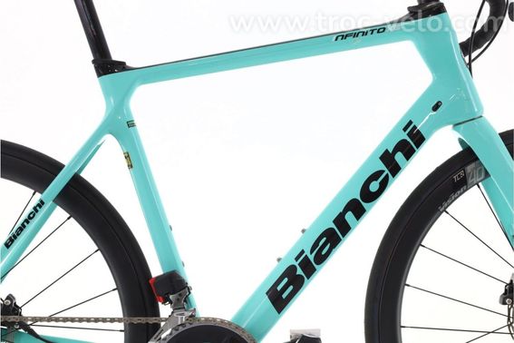 Produit Reconditionne    Bianchi Infinito Xe Axs 12v    Bleu   Velo De Route   Tres Bon Etat - 2