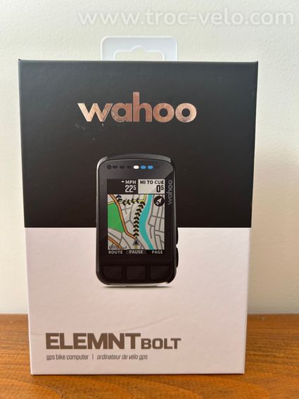 COMPTEUR GPS WAHOO Elemnt BOLT + Ceinture cardiaque WAHOO TICKR - 3