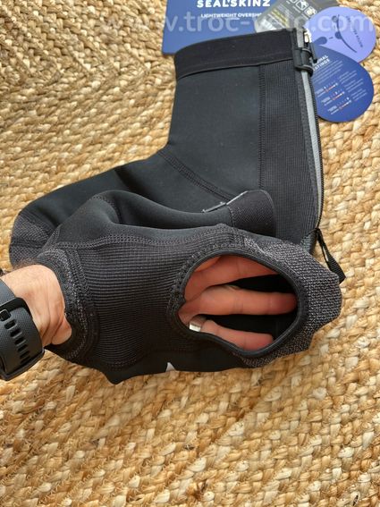 [NEUF] Guêtres surchaussures vélo Sealskinz neoprene kevlar chaud froid pluie imperméable - 3