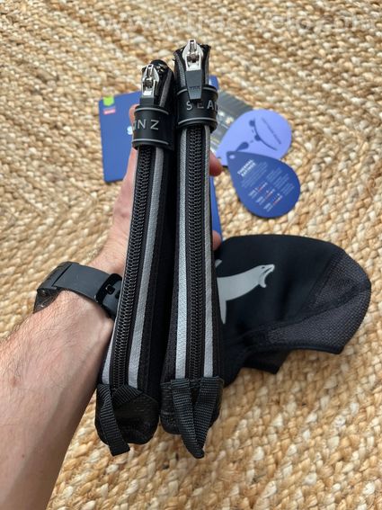 [NEUF] Guêtres surchaussures vélo Sealskinz neoprene kevlar chaud froid pluie imperméable - 4
