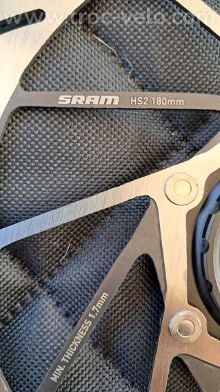 Disque SRAM centerlock HS2 180 - 2