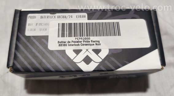 Boitier pédalier céramique BB386 / axe 24 mm Shimano - 3