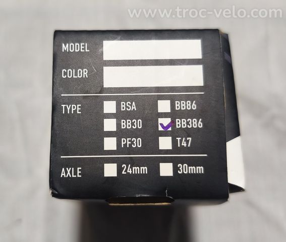 Boitier pédalier céramique BB386 / axe 24 mm Shimano - 4