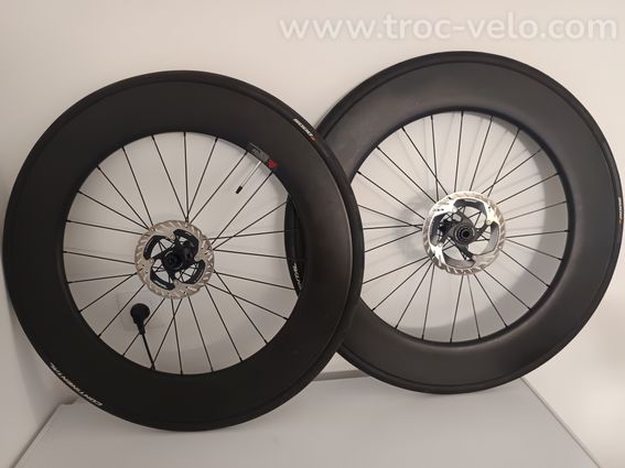 Paire de roues carbone 88mm