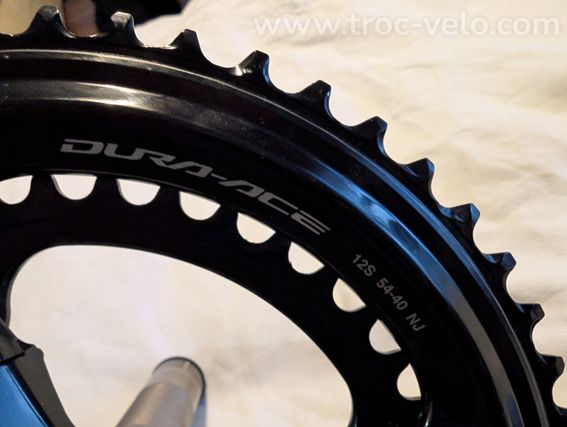 Pédalier Shimano Dura-Ace 12S - 172.5 - 54/40 - 5