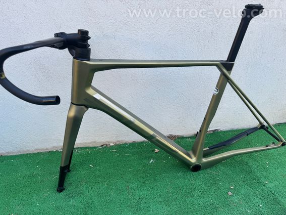 Cadre x road team issue se - oliv metal / chrome silver - 5