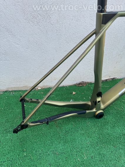 Cadre x road team issue se - oliv metal / chrome silver - 7