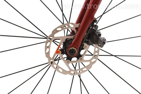 Produit Reconditionne Mendiz F8 Sl 05 Di2 12v Rouge Velo De Route Tres Bon Etat - 7