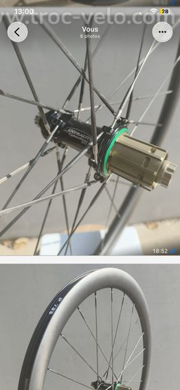 Roues carbone très légère a chambre d’aire  - 2
