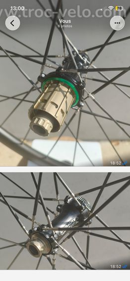Roues carbone très légère a chambre d’aire  - 3