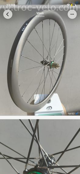 Roues carbone très légère a chambre d’aire  - 6