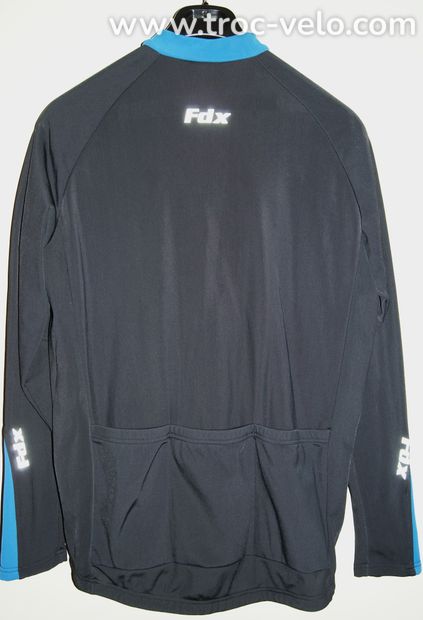 VESTE MI-SAISON HOMME - MARQUE "FDX" - TAILLE XXL - NOIRE/BLEUE - 2