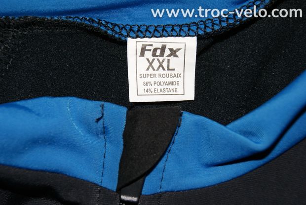 VESTE MI-SAISON HOMME - MARQUE "FDX" - TAILLE XXL - NOIRE/BLEUE - 3