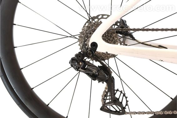Produit Reconditionne Mendiz F12 Di2 12v Blanc Velo De Route Tres Bon Etat - 3