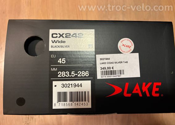 chaussures vélo LAKE cx 242 wide - 12