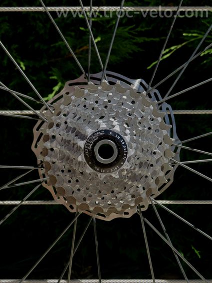 Paire de roues Shimano WH-RS171 Disc + pneumatiques, disques et cassette - 9