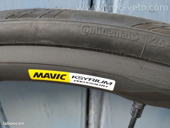 Roues Mavic ksyrium Pro exalit, vélo route course carbone - 4