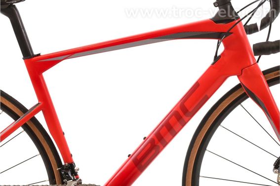 Produit Reconditionne    Bmc Roadmachine 02 Three    Rouge   Velo De Route   Tres Bon Etat - 2