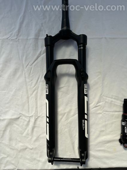 RockShox SID Select+ 120 mm + SIDLuxe Select+ + commande complète – Specialized Epic 8 - 4