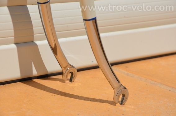 Cadre et fourche de vélo de course vintage Payan en tubes Reynolds 531 - 8
