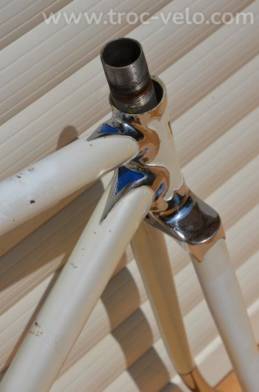 Cadre et fourche de vélo de course vintage Payan en tubes Reynolds 531 - 11