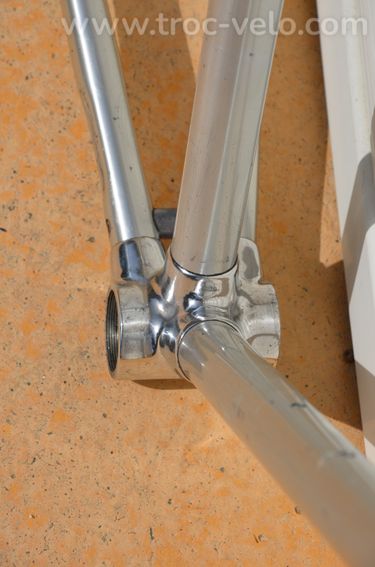 Cadre de vélo de route Alan Competizione vintage – Tubes en aluminium (🇮🇹) - 5