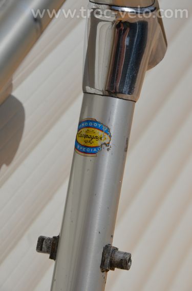 Cadre de vélo de route Alan Competizione vintage – Tubes en aluminium (🇮🇹) - 9