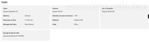 CANYON SPEEDMAX CF 8.0 LTD taille S - 3