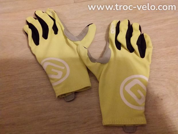 Gants mi saison jaune fluo T.M  - 1