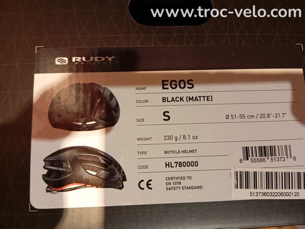 casque RUDY PROJECT EGOS  neufs dans emballage  - 3