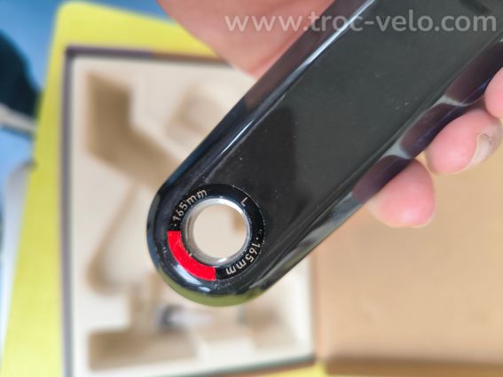 Manivelle et axe SRAM force 165mm - 3