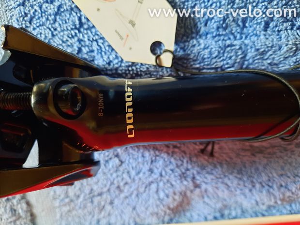 Tige de selle télescopique vtt Onoff 31,6 - 8