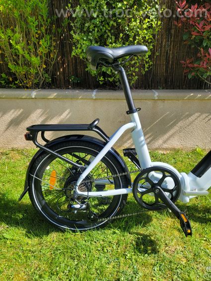 Vélo Électrique Pliant Blanc VIRAGE - 4