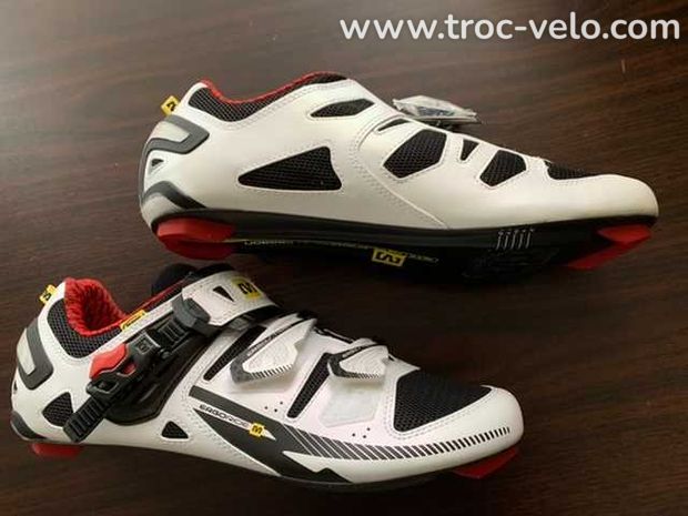 Chaussures MAVIC PRO ROAD blanches - 2