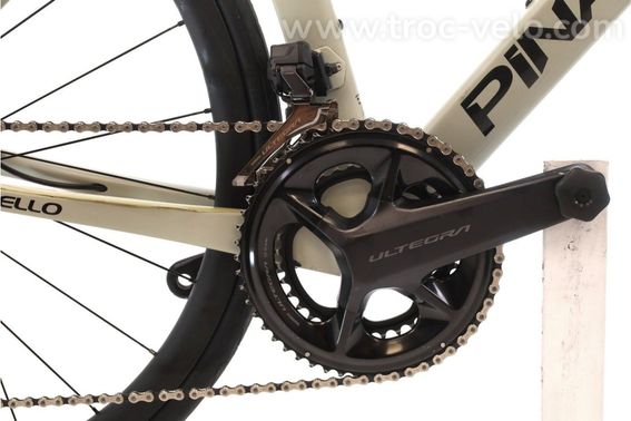 Produit Reconditionne Pinarello Paris Disk Di2 12v Brun Velo De Route Tres Bon Etat - 4