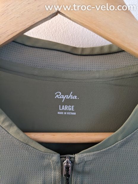 Rapha T-shirt à manches courtes Explore Zip Neck Technical - taille L - 4