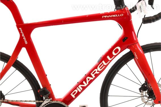 Produit Reconditionne Pinarello Paris Axs 12v Rouge Velo De Route Tres Bon Etat - 2