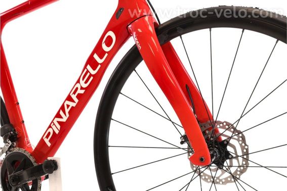Produit Reconditionne Pinarello Paris Axs 12v Rouge Velo De Route Tres Bon Etat - 5